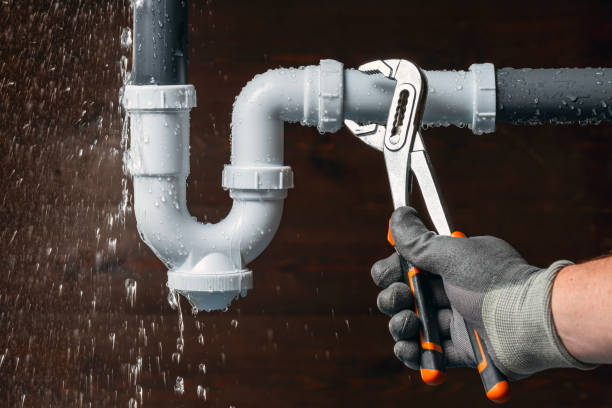 Professional Water Line Repair technician working in Harper, KS